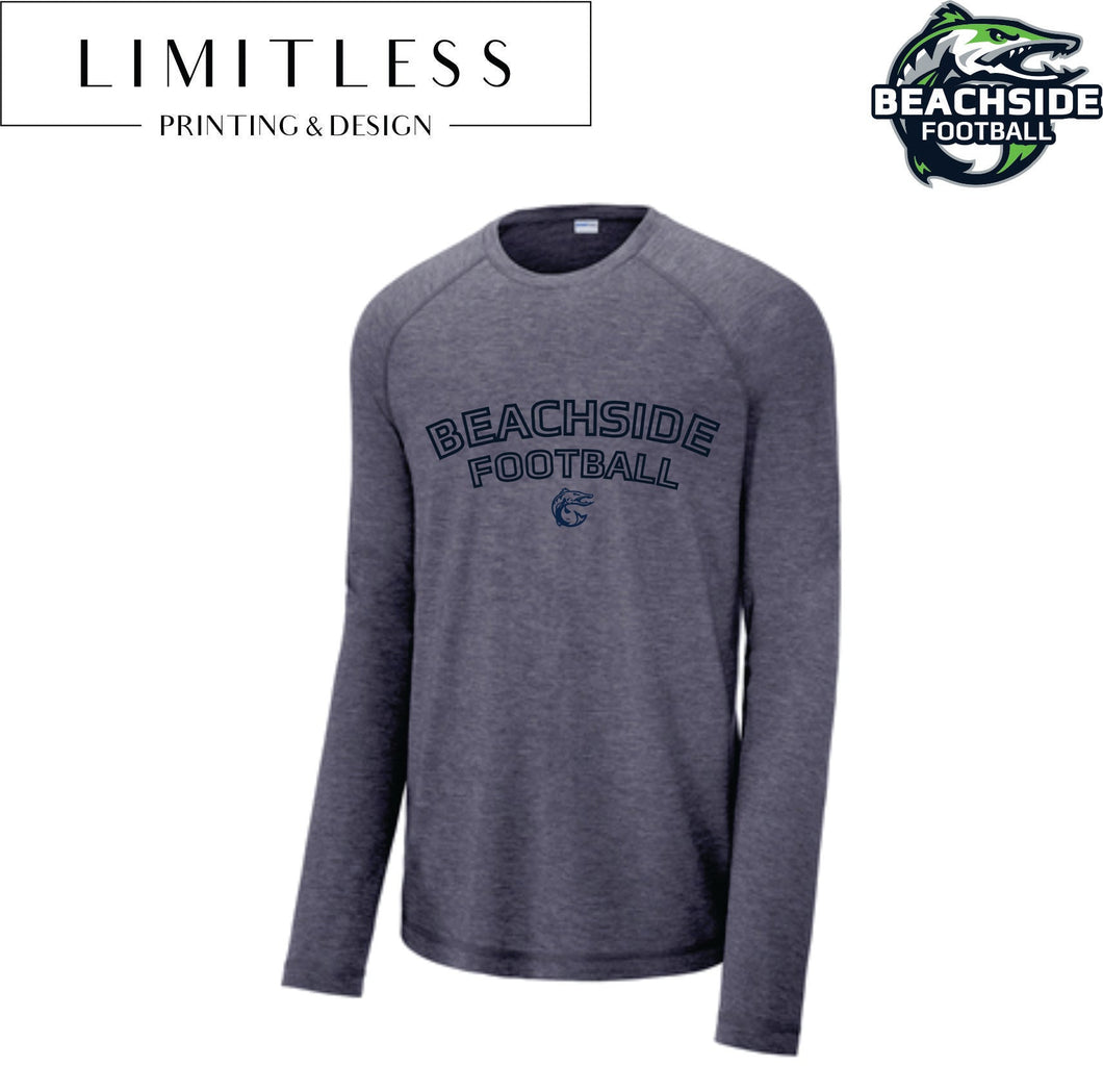 Unisex Beachside Football Long Sleeve Moisture Wicking Tee - PRE ORDER