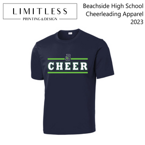 PRE-ORDER: Beachside Cheerleading Navy Dri Fit Practice Wear