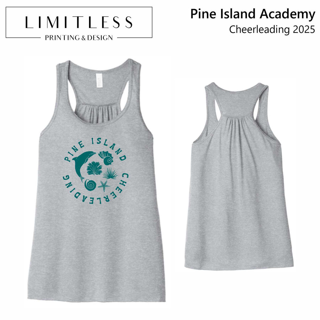 PRE-ORDER: Pine Island Cheerleading Racerback Tank