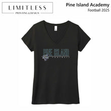 Load image into Gallery viewer, PRE-ORDER: Pine Island Football Tri Blend (Ladies V-Neck)
