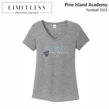 Load image into Gallery viewer, PRE-ORDER: Pine Island Football Tri Blend (Ladies V-Neck)
