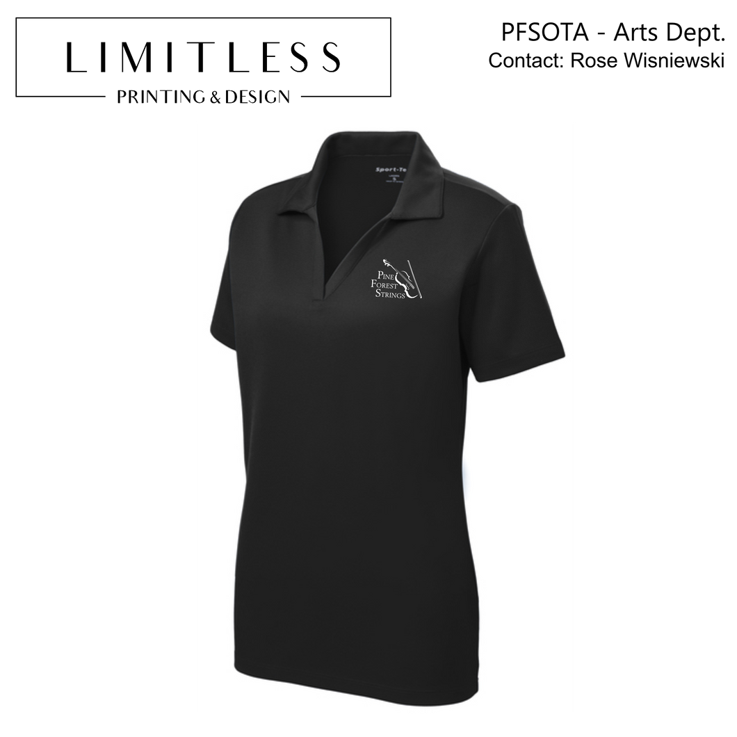 Pine Forest Strings Polo - Ladies